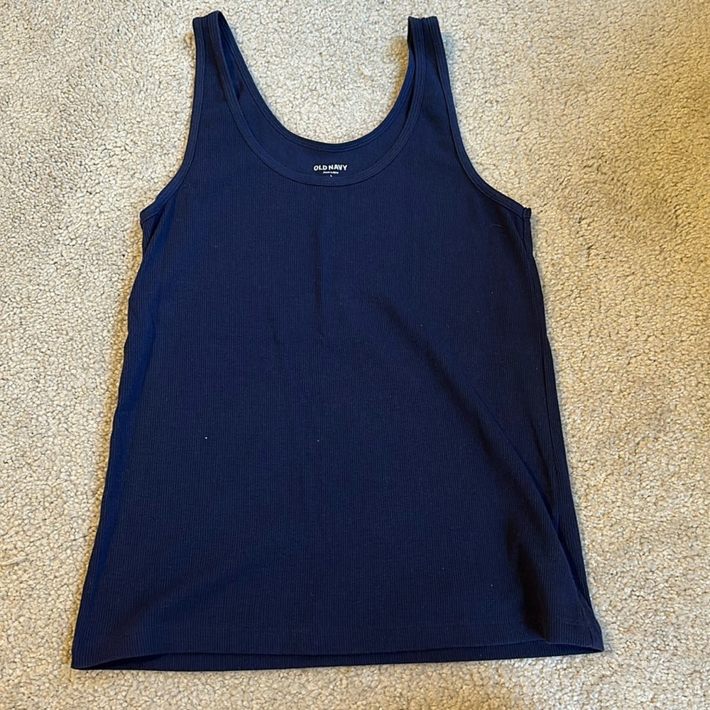 Dark blue tank top